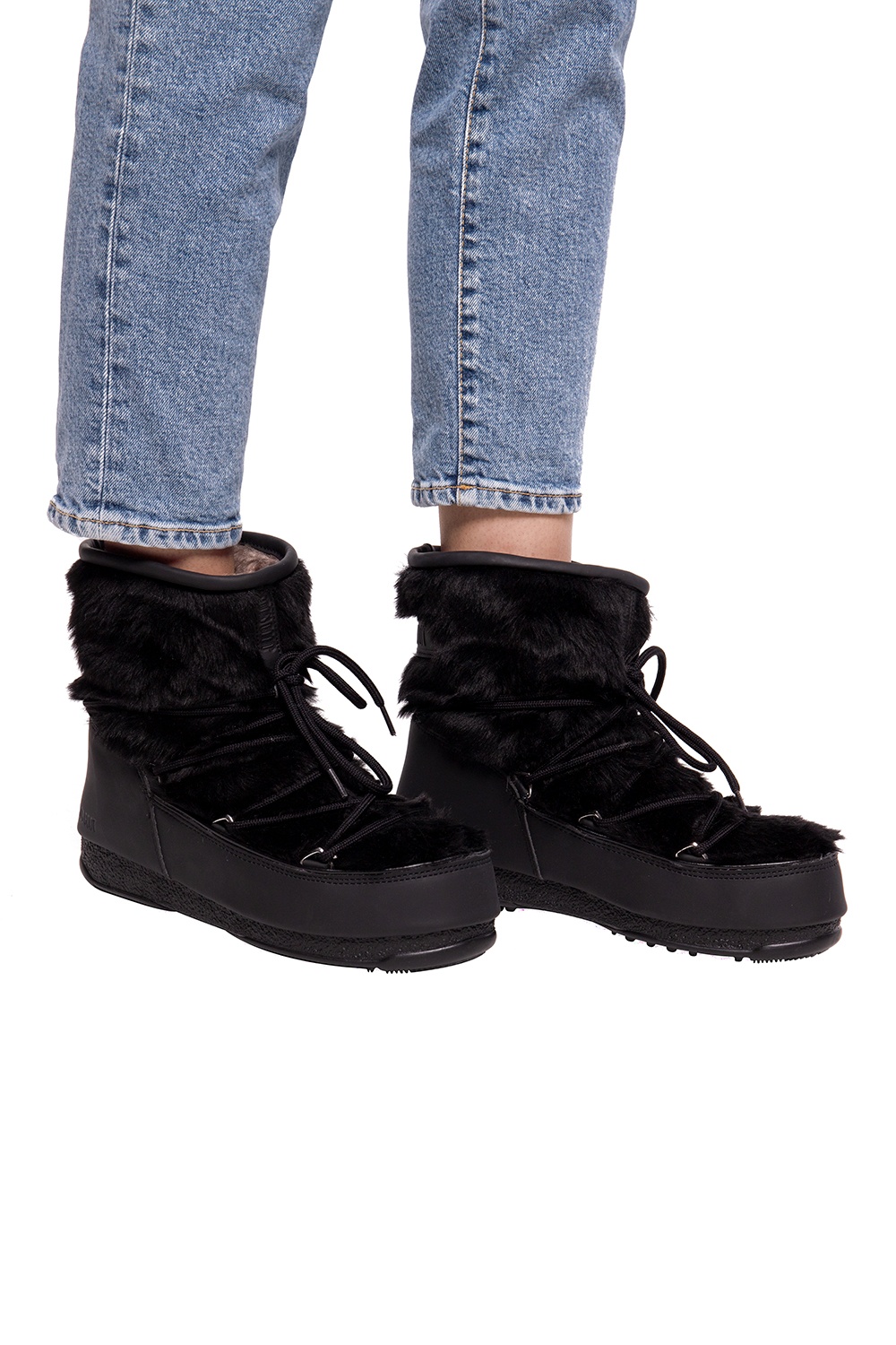 Moon Boot 'Womens Black Carvela Sandals