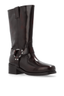 Munthe ‘Motor’ leather heeled boots