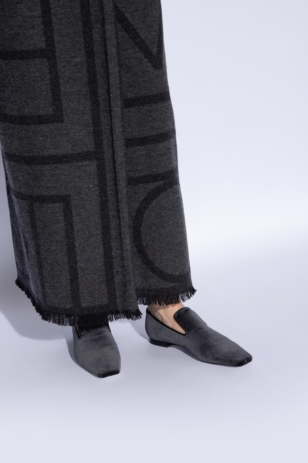 TOTEME ‘Venetian’ loafers in velvet