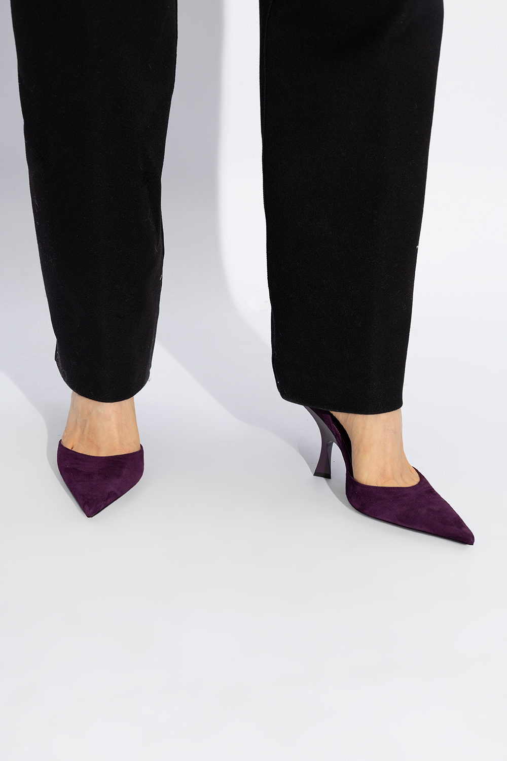 The Attico ‘Ester’ suede pumps