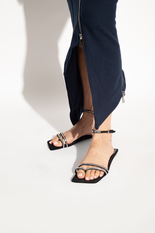 The Attico ‘Isla’ sandals with glossy applications