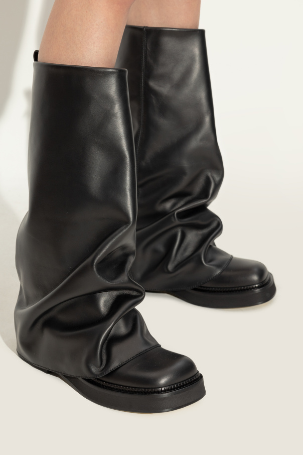 The Attico Leather ankle boots `Robin`