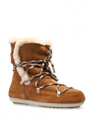 Moon Boot ‘Dark Side High Shearling’ snow boots
