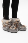 Moon Boot GREY ‘Dark Side Low Brinato’ snow boots
