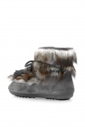 Moon Boot GREY ‘Dark Side Low Brinato’ snow boots