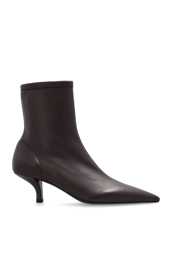 TOTEME Leather Ankle Boots