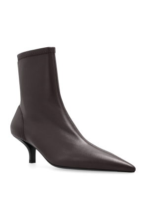 TOTEME Leather Ankle Boots