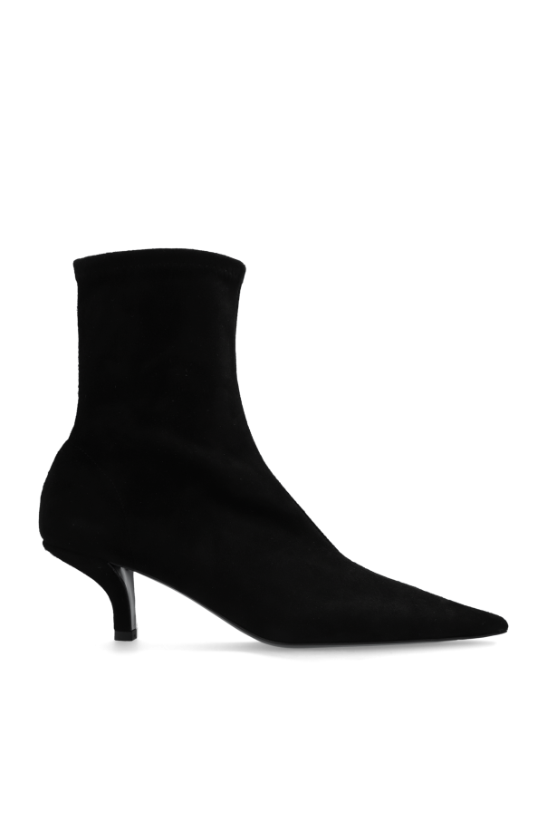 TOTEME Leather Ankle Boots