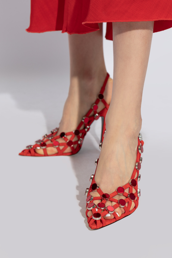 The Attico High heels 'Grid'