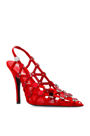 The Attico High heels 'Grid'