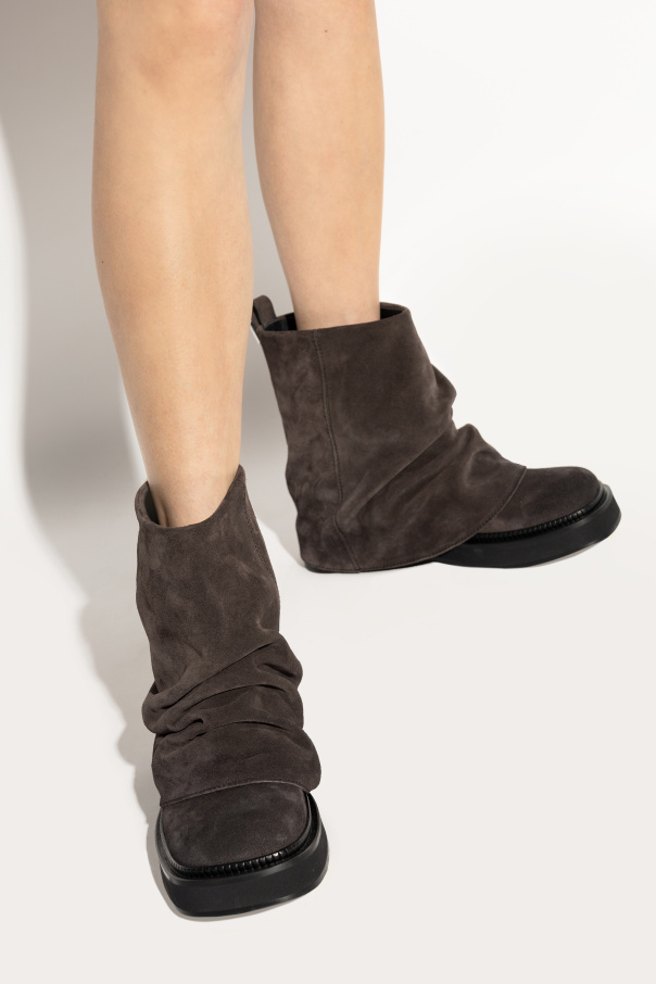 The Attico Leather ankle boots ‘Mini Robin’