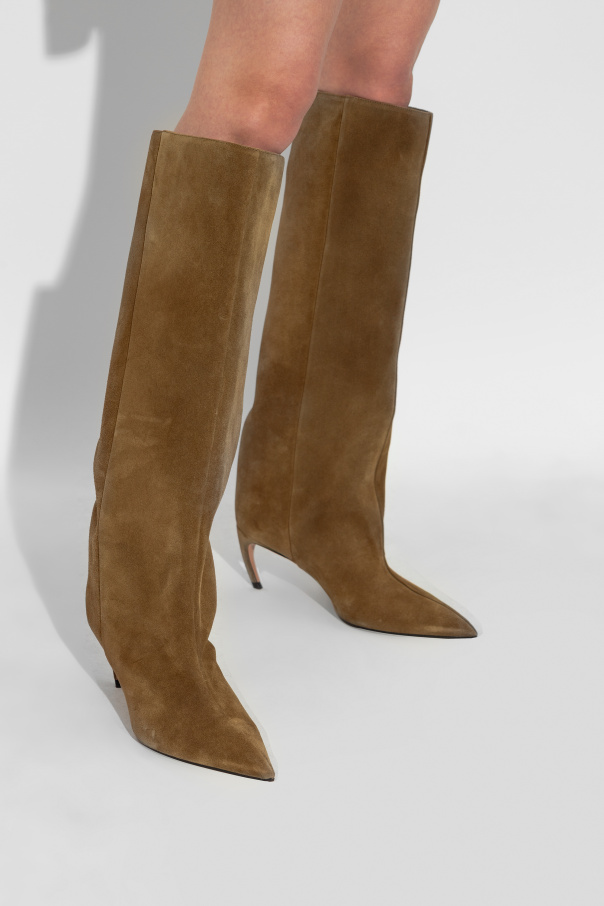 The Attico Leather boots `Lea`
