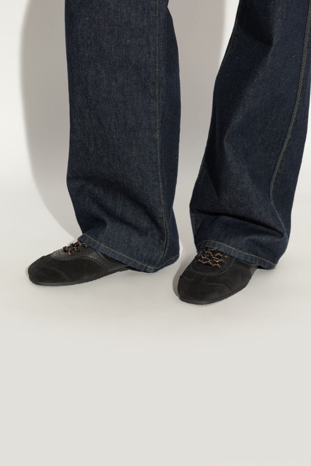 Dries Van Noten Leather sports shoes