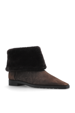 TOTEME Suede ankle boots