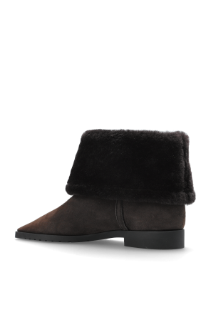 TOTEME Suede ankle boots