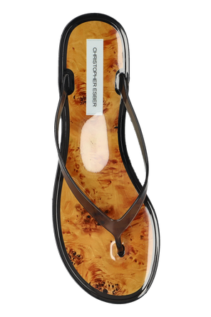 Christopher Esber Rubber flip-flops ‘Jo’
