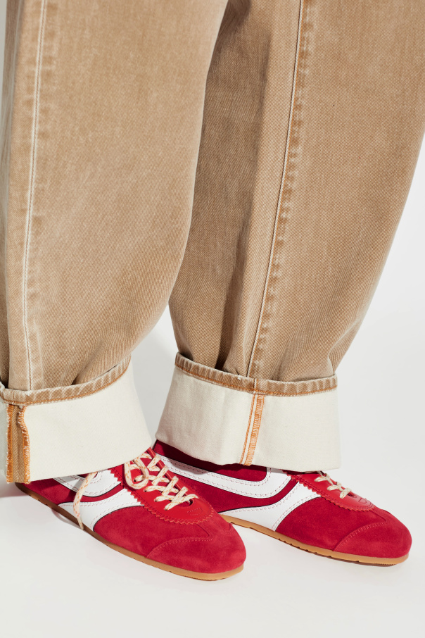 Dries Van Noten Leather sports shoes