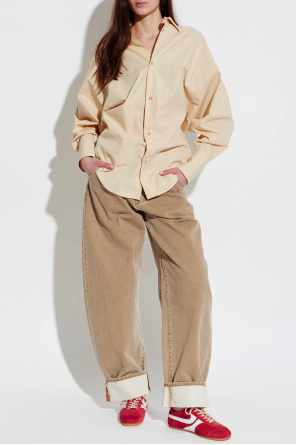 Dries Van Noten Leather sports shoes