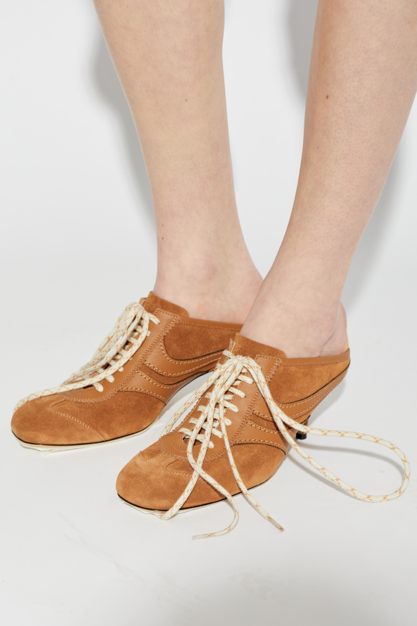 Dries Van Noten Sapatos de salto em pele