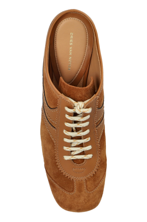 Dries Van Noten Sapatos de salto em pele