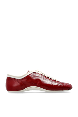 Leather sports shoes