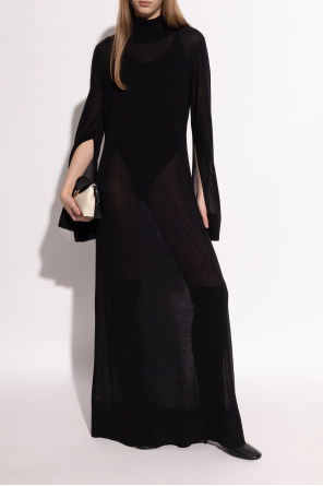 TOTEME Botas altas de cuero con tacón