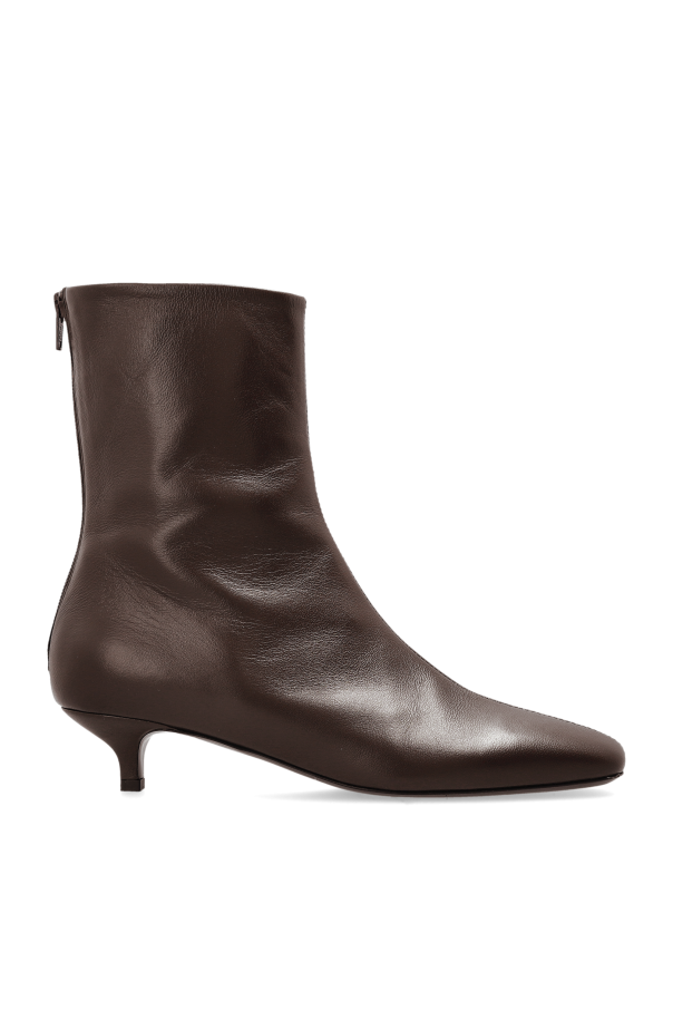 Leather heeled ankle boots od TOTEME