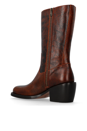 Dries Van Noten Leather heeled ankle boots