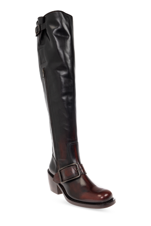 Dries Van Noten Leather heeled boots