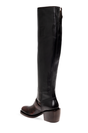 Dries Van Noten Leather heeled boots