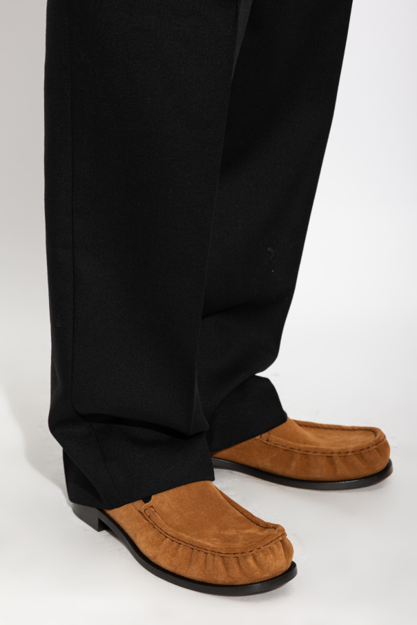 Dries Van Noten Zamszowe buty typu `loafers`