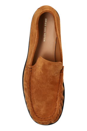 Dries Van Noten Zamszowe buty typu `loafers`