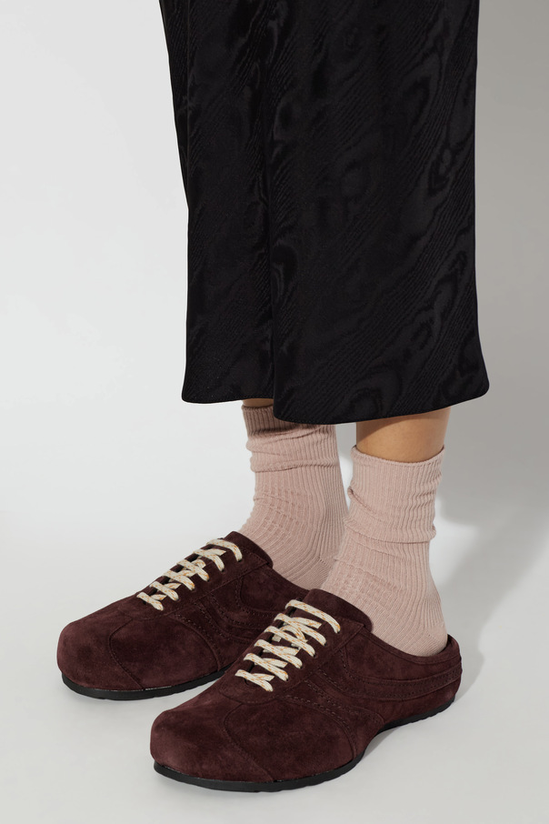 Dries Van Noten Suede slides