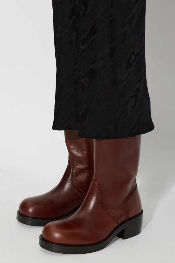 Dries Van Noten Leather heeled boots