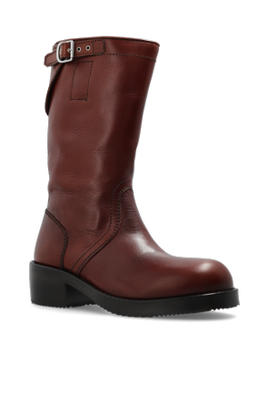 Dries Van Noten Leather heeled boots