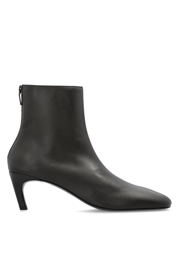 Leather ankle boots with heels od TOTEME