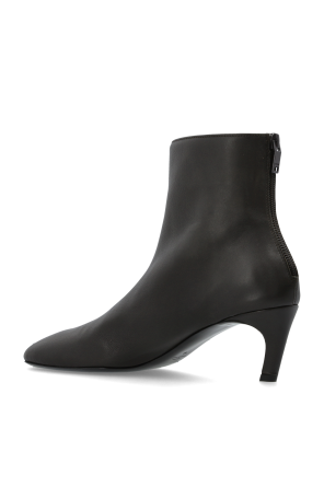 TOTEME Leather ankle boots with heels
