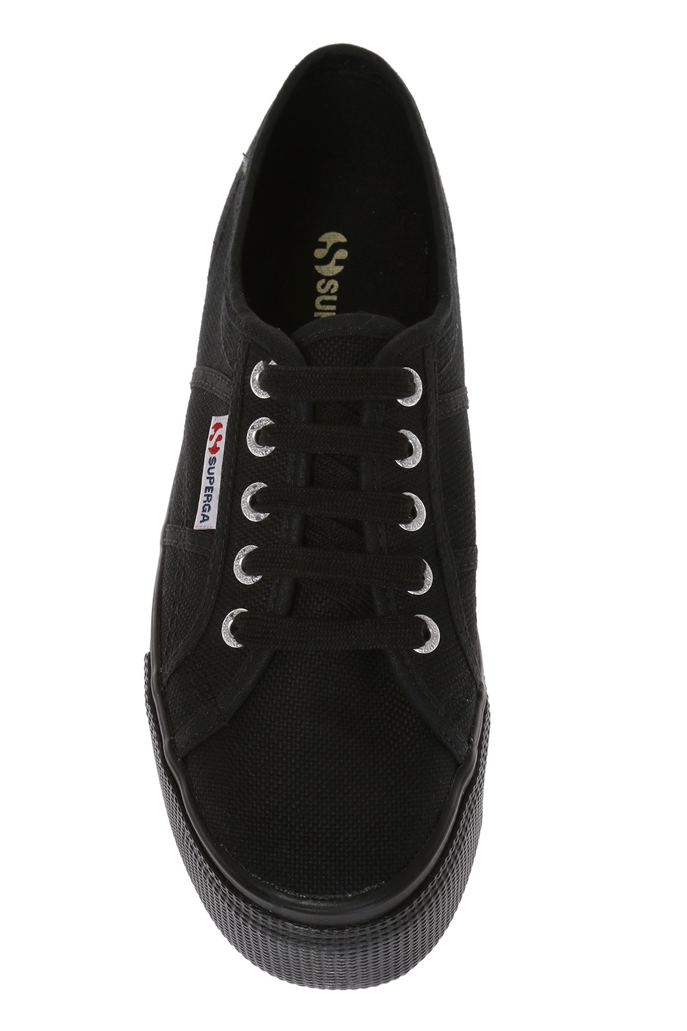 superga linea up and down black