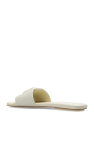 Marc Jacobs cream Slides with logo