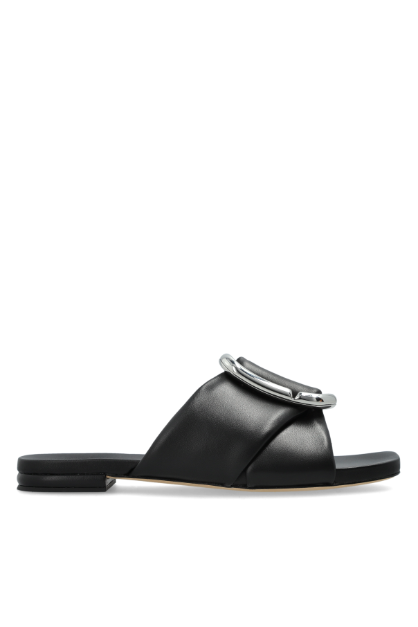 Leather slides with an appliqué od Marc Jacobs