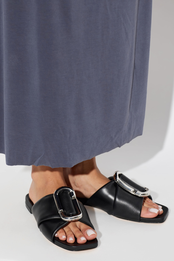 Marc Jacobs Leather slides with appliqué