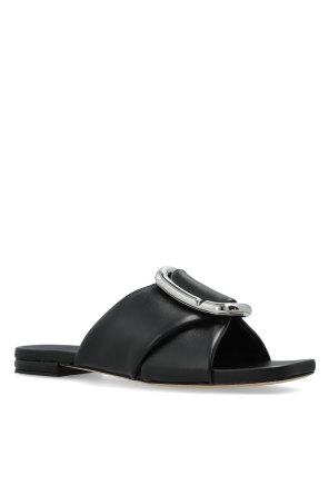 Marc Jacobs Leather slides with appliqué