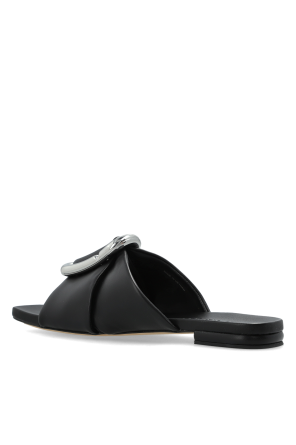 Marc Jacobs Leather slides with appliqué