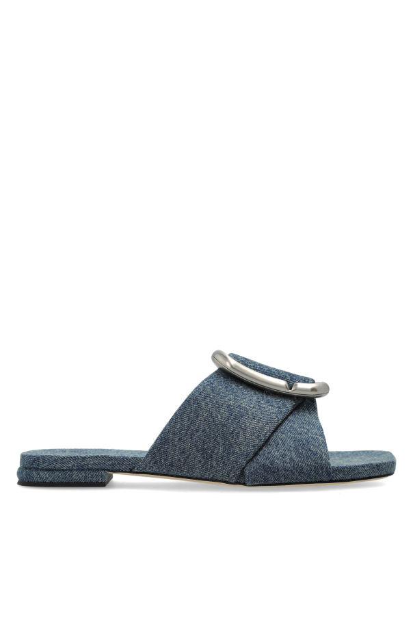 Marc Jacobs Denim slides with an applique