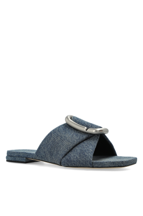 Marc Jacobs Denim slides with an applique