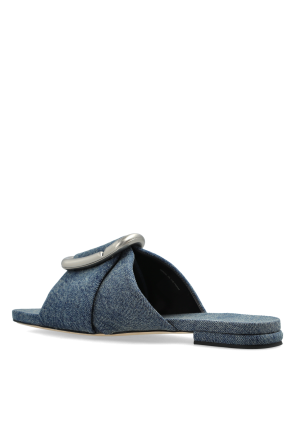 Marc Jacobs Denim slides with an applique