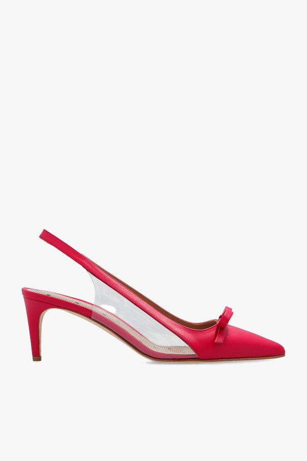 Red valentino Coral Pumps with bow