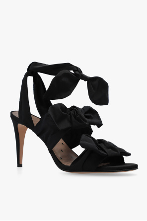 Red patent-leather valentino Heeled sandals