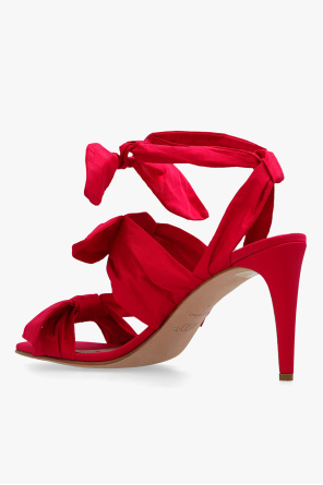 Red Medievale valentino Heeled sandals
