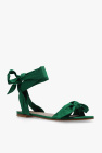 Red Valentino GREEN Lace-up sandals
